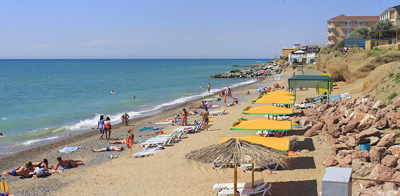 пляжи в Николаевке в Крыму фото 